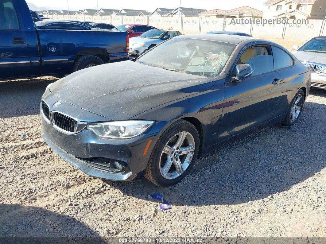 2015 Bmw 428i Черный vin: WBA3N3C53FK234375