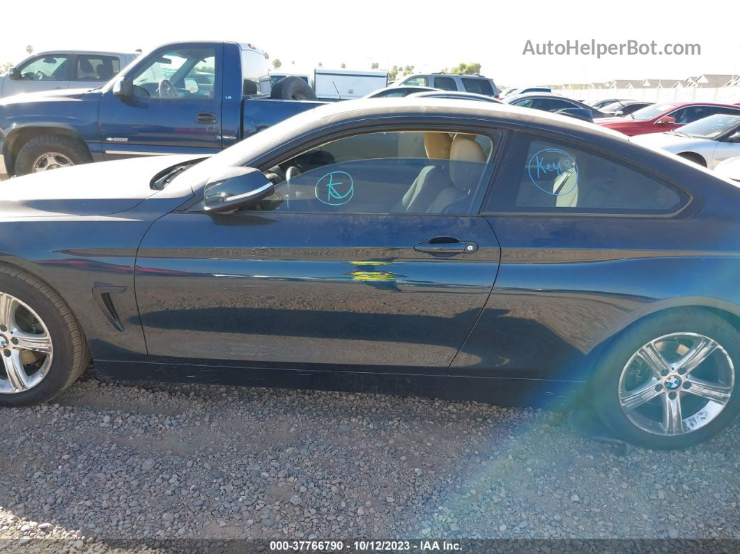 2015 Bmw 428i Черный vin: WBA3N3C53FK234375