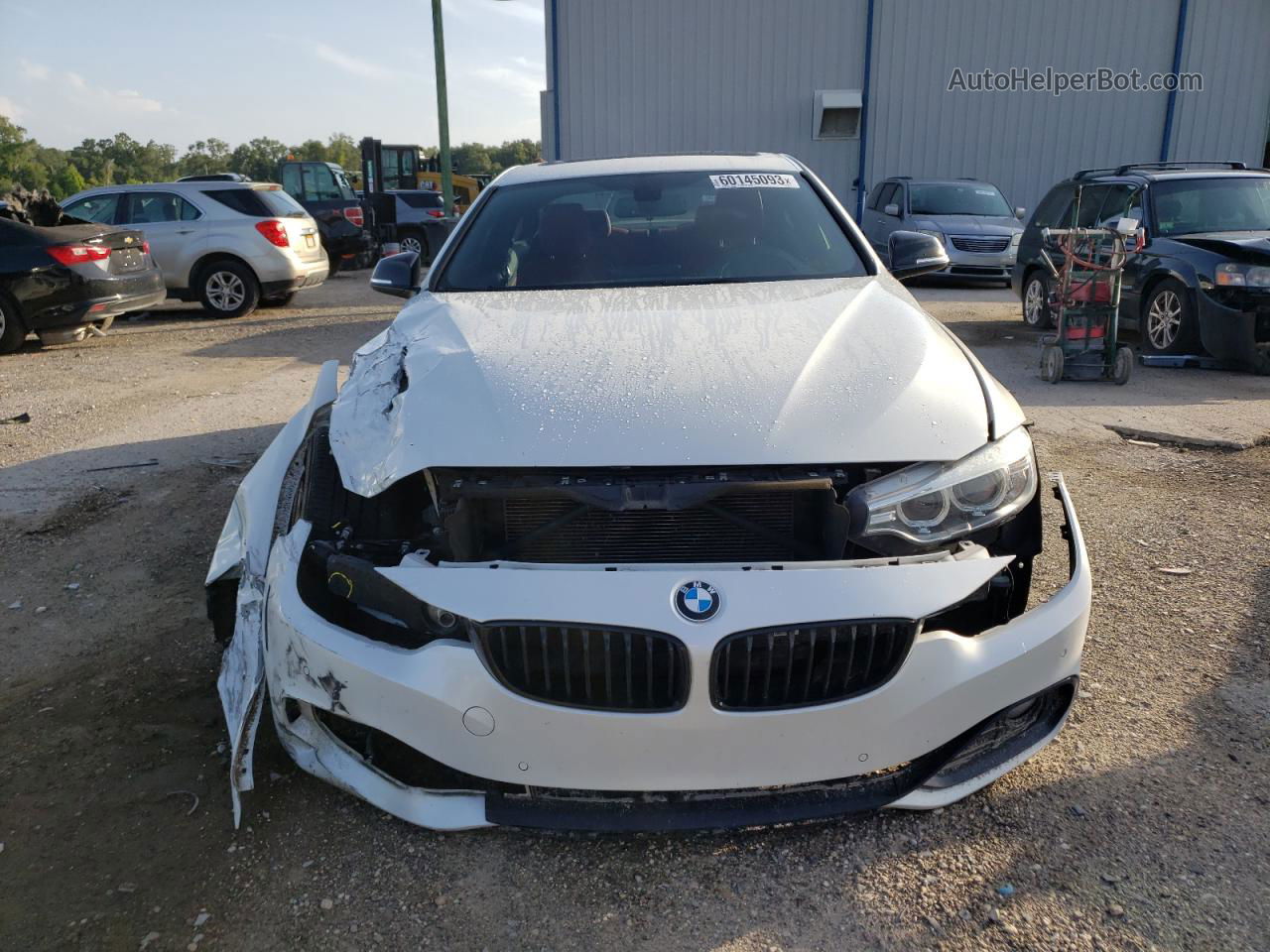 2015 Bmw 428 I White vin: WBA3N3C55FK233731