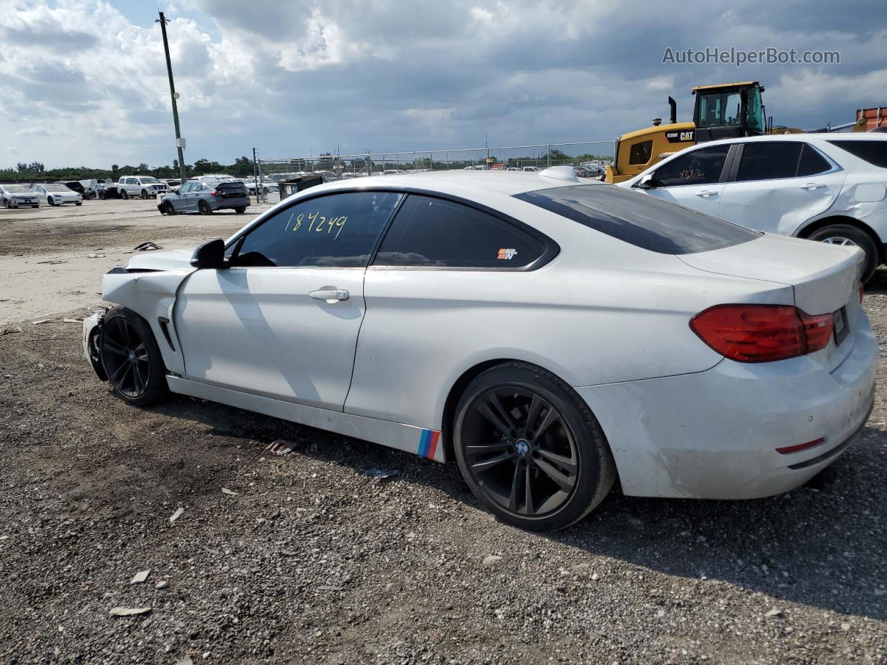 2015 Bmw 428 I White vin: WBA3N3C56FK234547