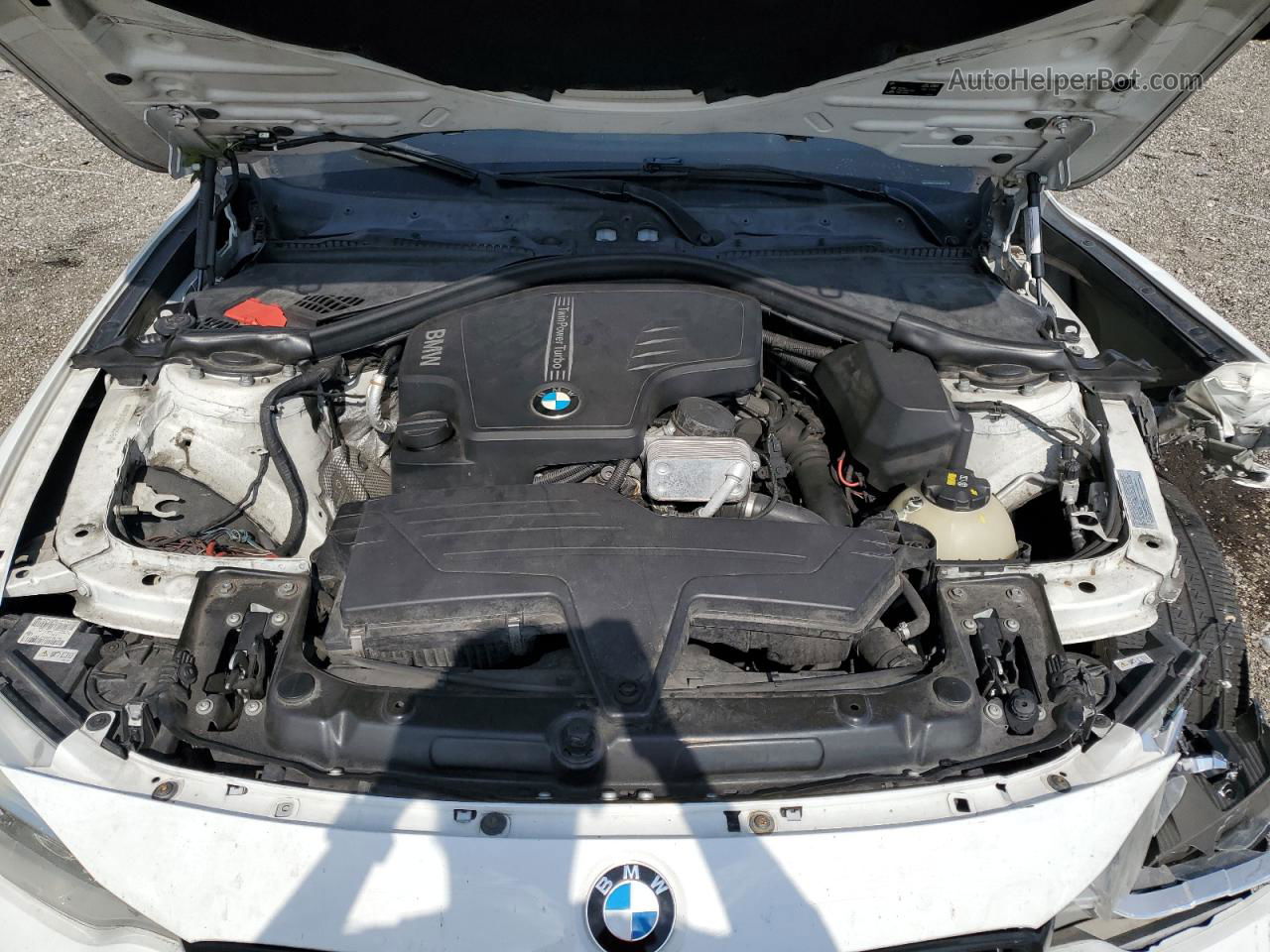 2015 Bmw 428 I White vin: WBA3N3C56FK234547