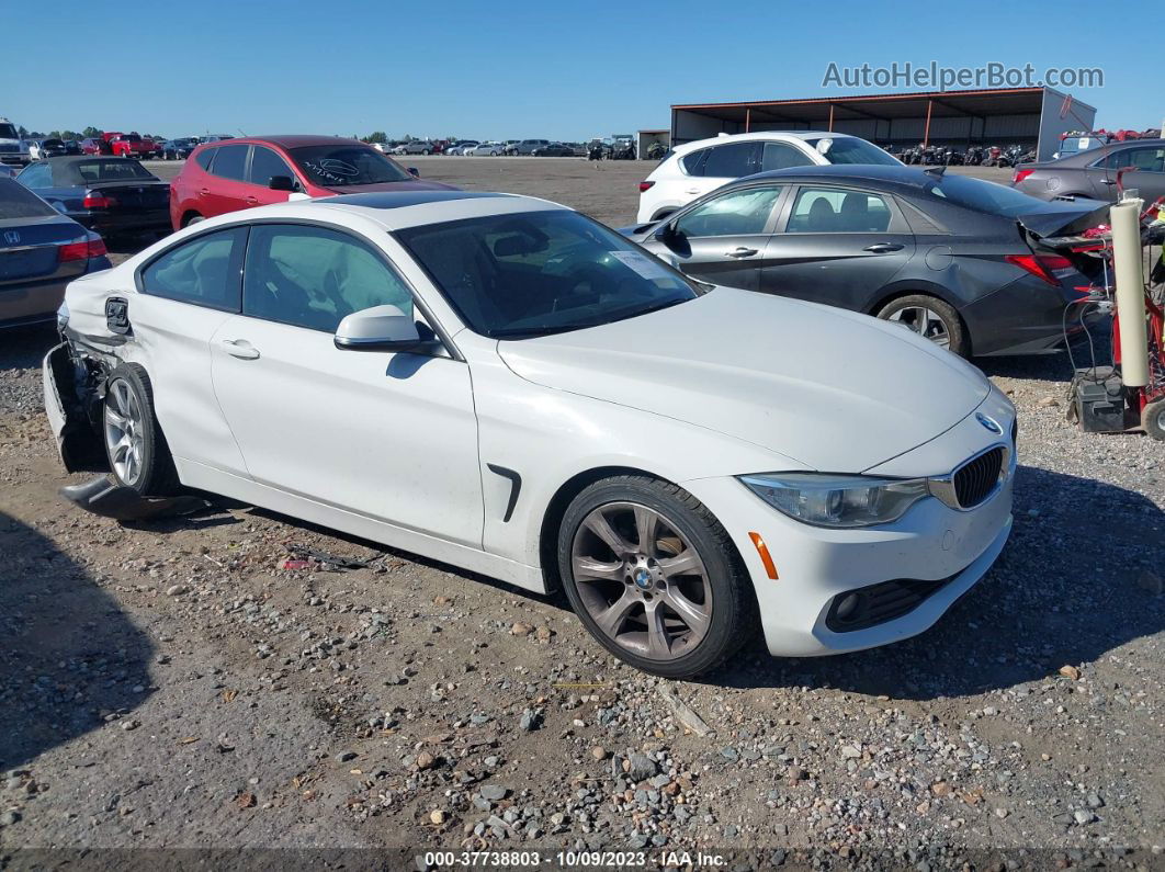 2015 Bmw 4 Series 428i Белый vin: WBA3N3C57FK232449