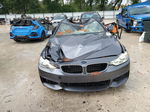 2015 Bmw 428 I Gray vin: WBA3N3C57FK233133