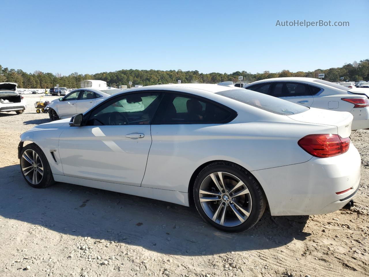 2015 Bmw 428 I White vin: WBA3N3C5XFK232686