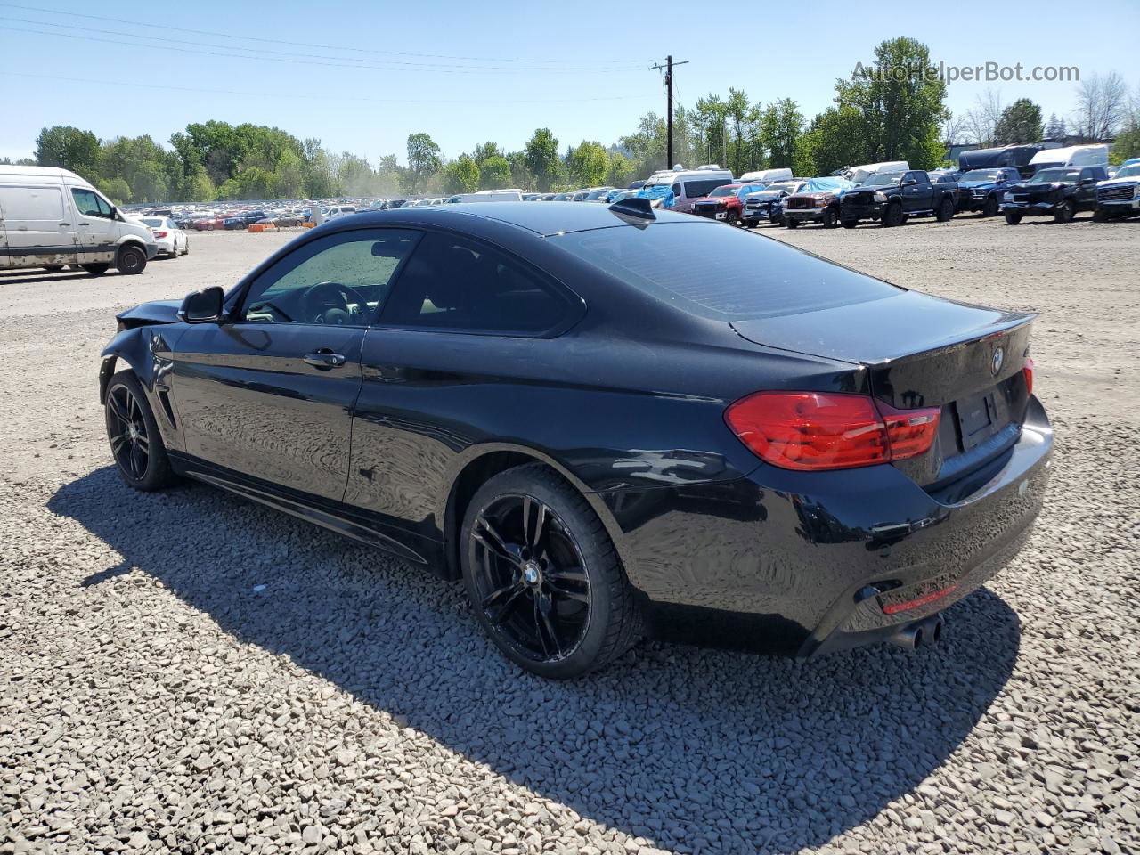 2015 Bmw 428 Xi Black vin: WBA3N5C50FK198401