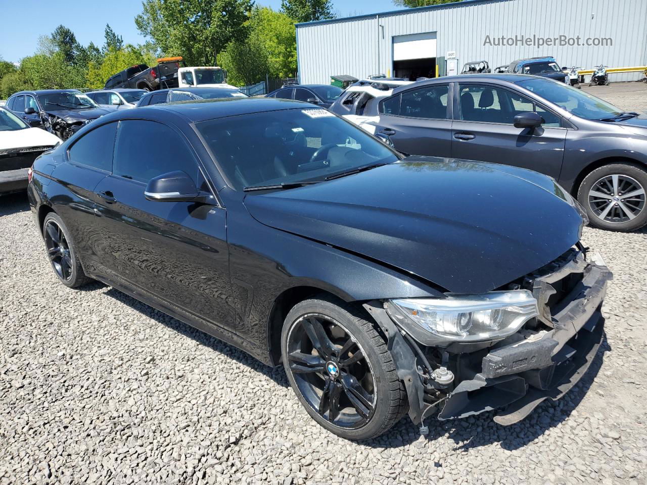 2015 Bmw 428 Xi Black vin: WBA3N5C50FK198401