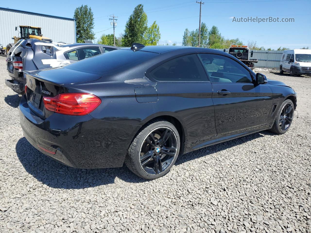 2015 Bmw 428 Xi Black vin: WBA3N5C50FK198401