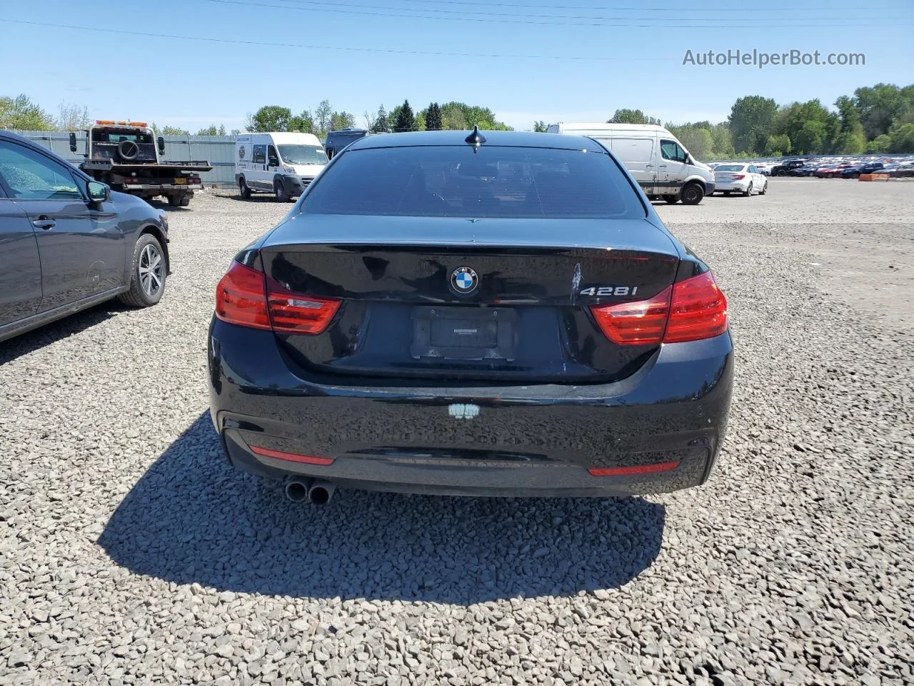 2015 Bmw 428 Xi Black vin: WBA3N5C50FK198401