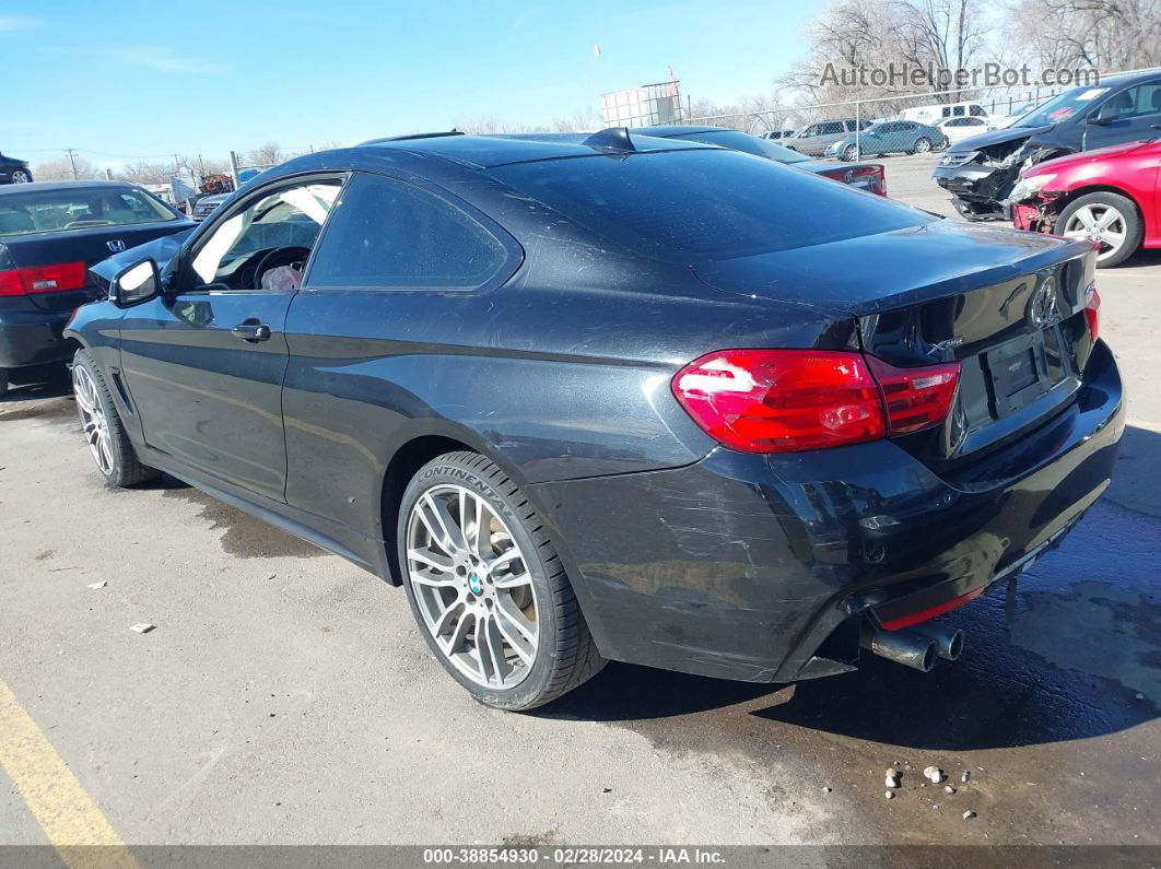 2015 Bmw 428i Xdrive Black vin: WBA3N5C51FK198956