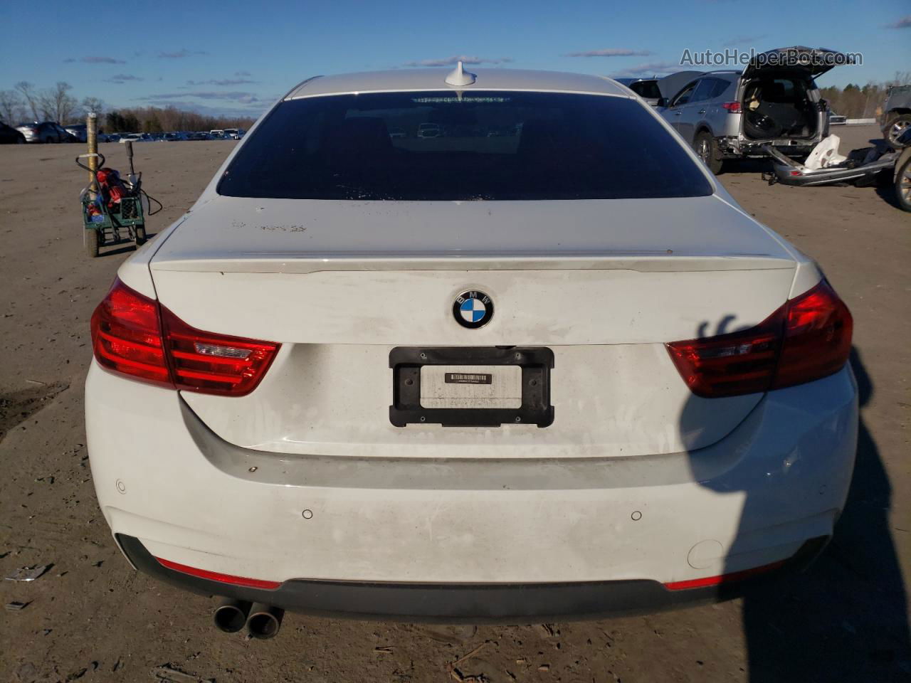 2015 Bmw 428 Xi White vin: WBA3N5C51FK484905