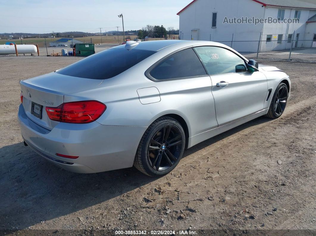 2015 Bmw 428i Xdrive Silver vin: WBA3N5C53FK198117