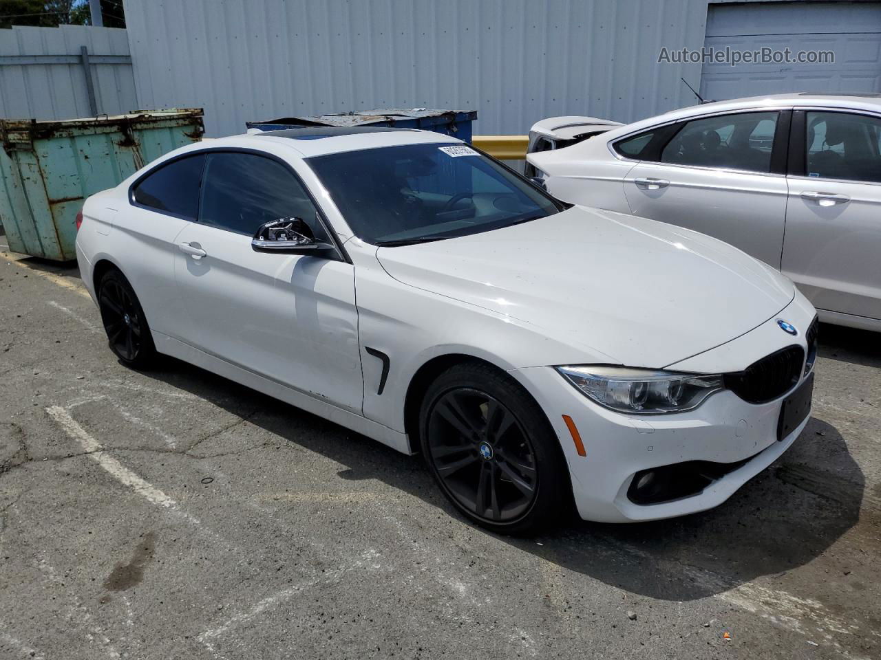 2015 Bmw 428 Xi White vin: WBA3N5C54FK197932