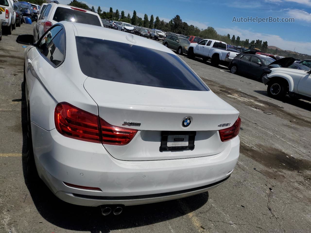 2015 Bmw 428 Xi White vin: WBA3N5C54FK197932