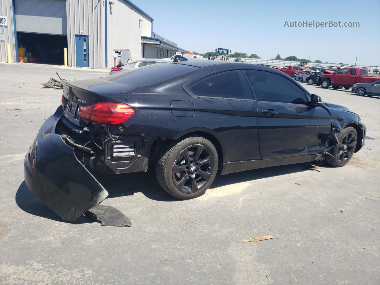 2015 Bmw 428 Xi Black vin: WBA3N5C54FK484574