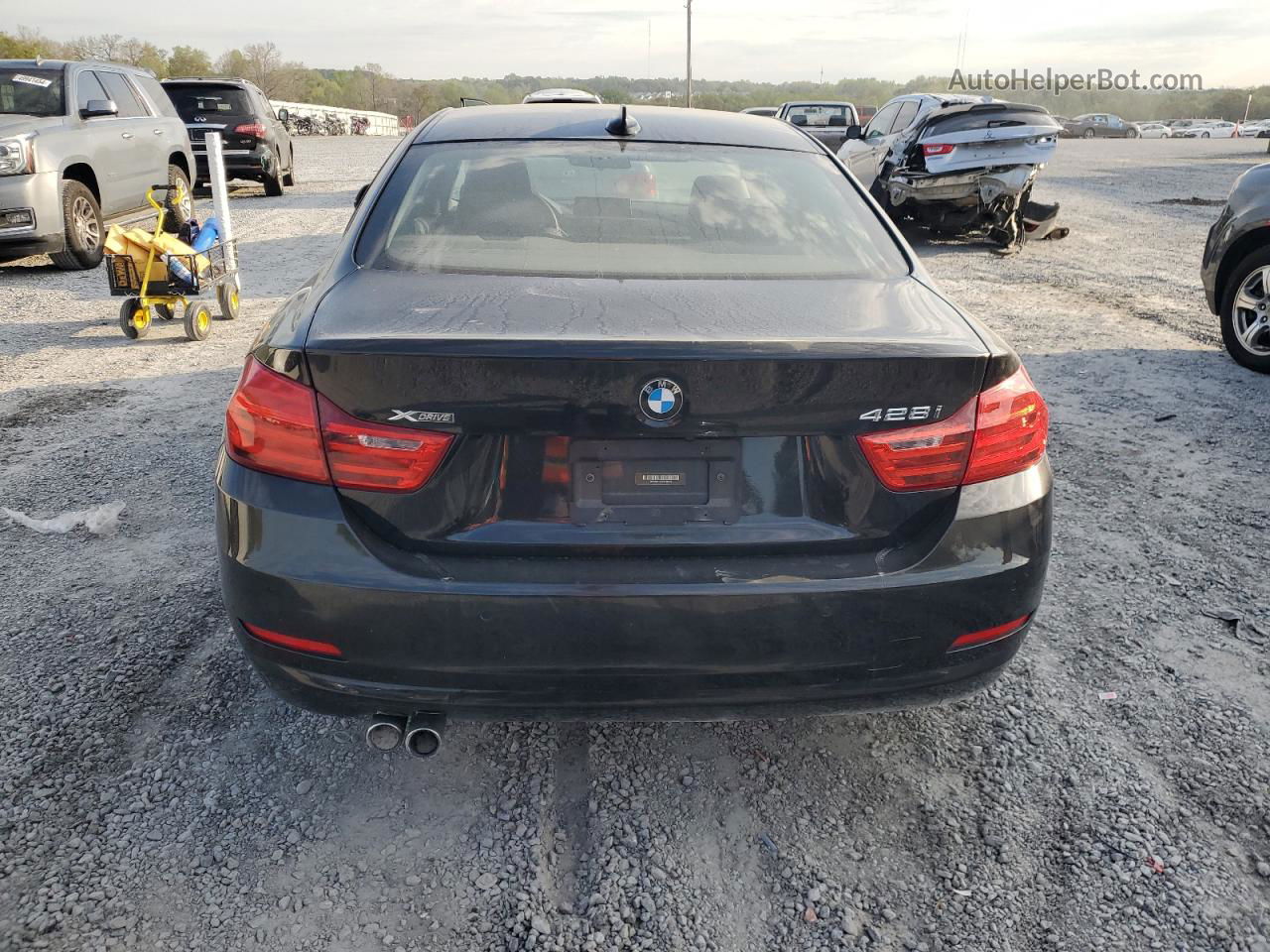 2015 Bmw 428 Xi Black vin: WBA3N5C55FK198779