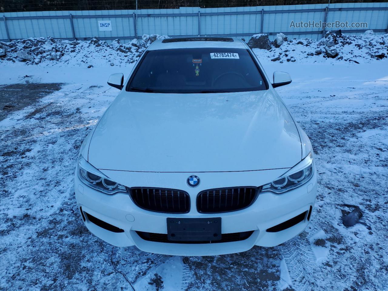 2015 Bmw 428 Xi White vin: WBA3N5C56FK484687