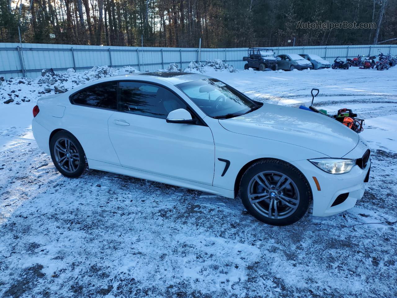 2015 Bmw 428 Xi Белый vin: WBA3N5C56FK484687