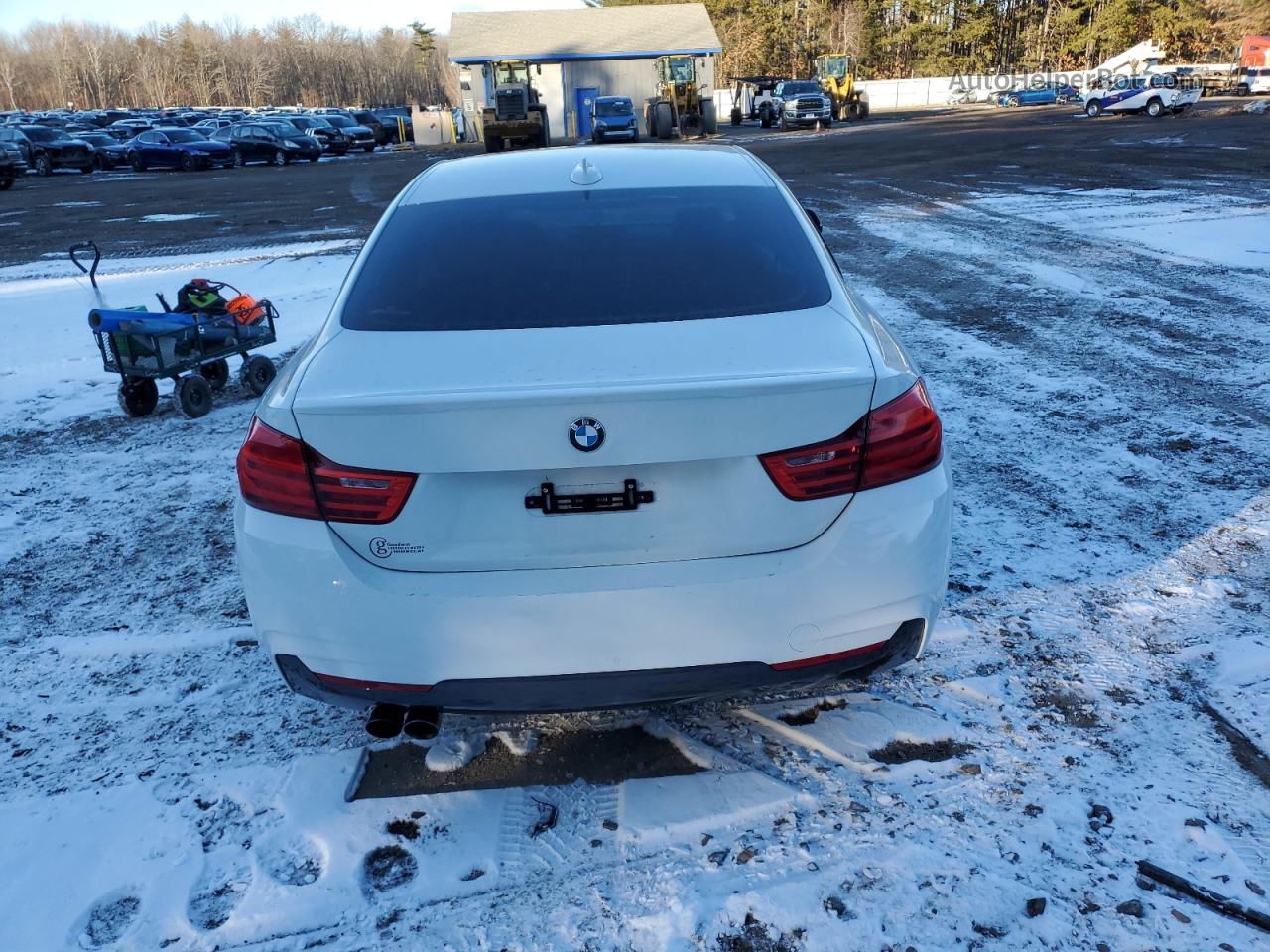 2015 Bmw 428 Xi White vin: WBA3N5C56FK484687