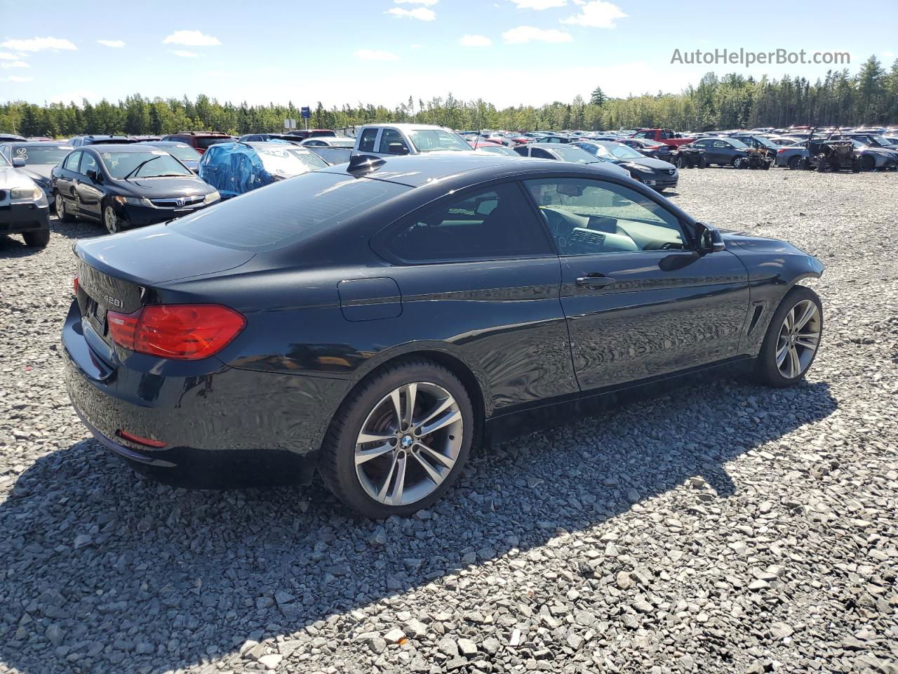 2015 Bmw 428 Xi Black vin: WBA3N5C5XFK484725