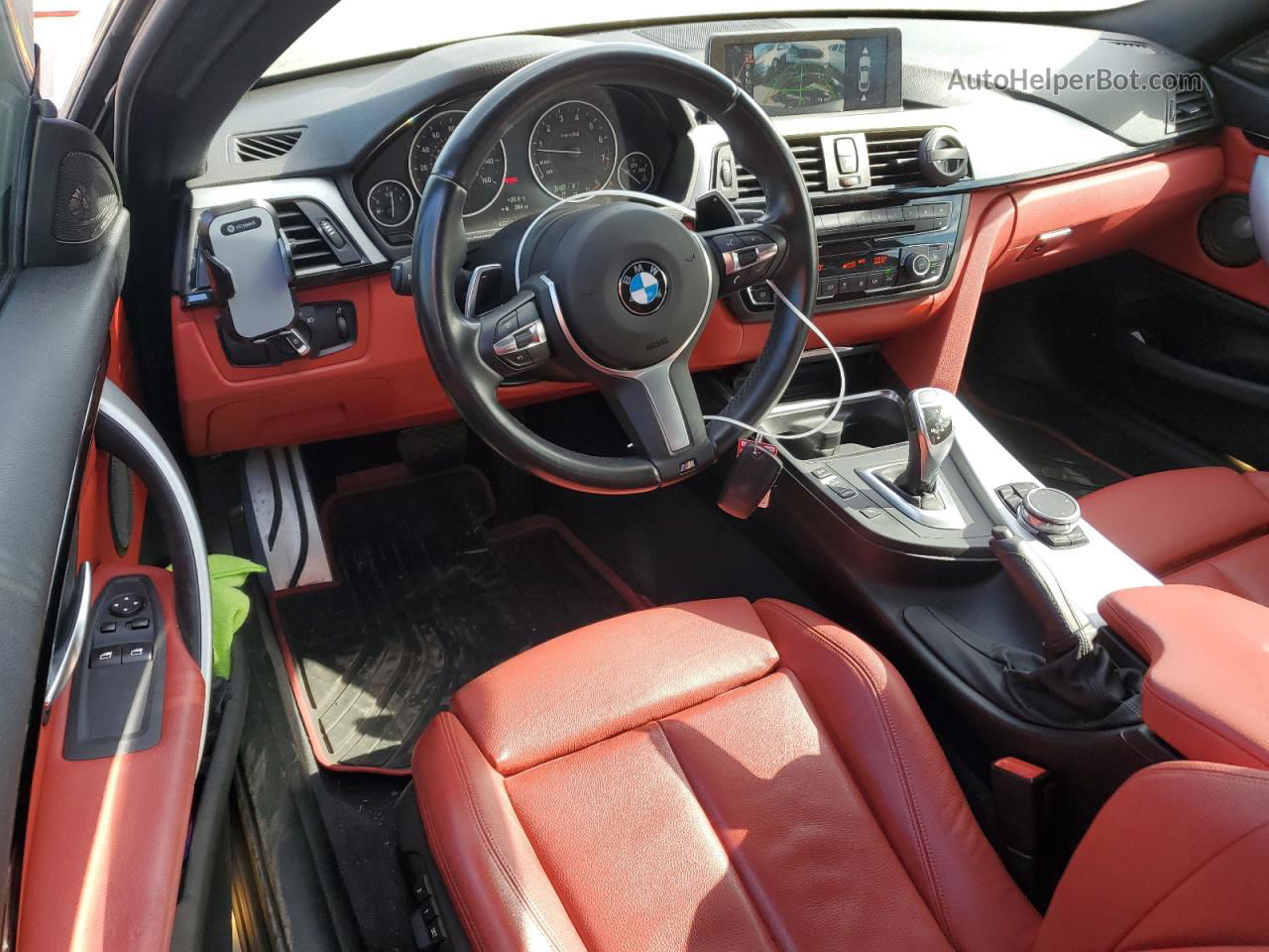 2015 Bmw 428 I Черный vin: WBA3N7C50FK224569