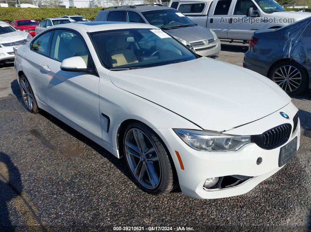 2015 Bmw 428i   White vin: WBA3N7C50FK225298