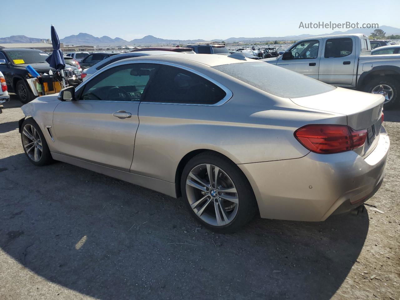 2016 Bmw 428 I Бежевый vin: WBA3N7C51GK228664