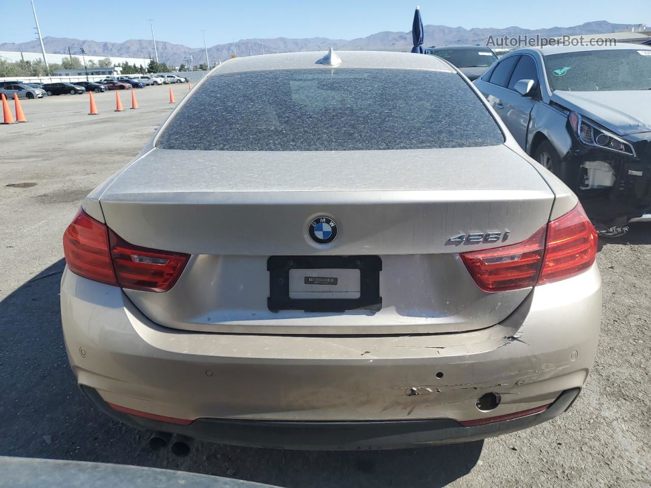 2016 Bmw 428 I Beige vin: WBA3N7C51GK228664