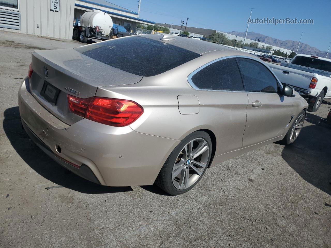 2016 Bmw 428 I Beige vin: WBA3N7C51GK228664