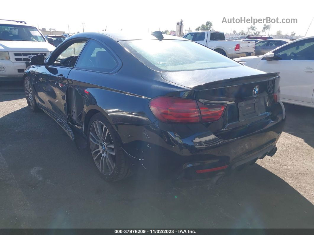 2015 Bmw 4 Series 428i Black vin: WBA3N7C53FK224792