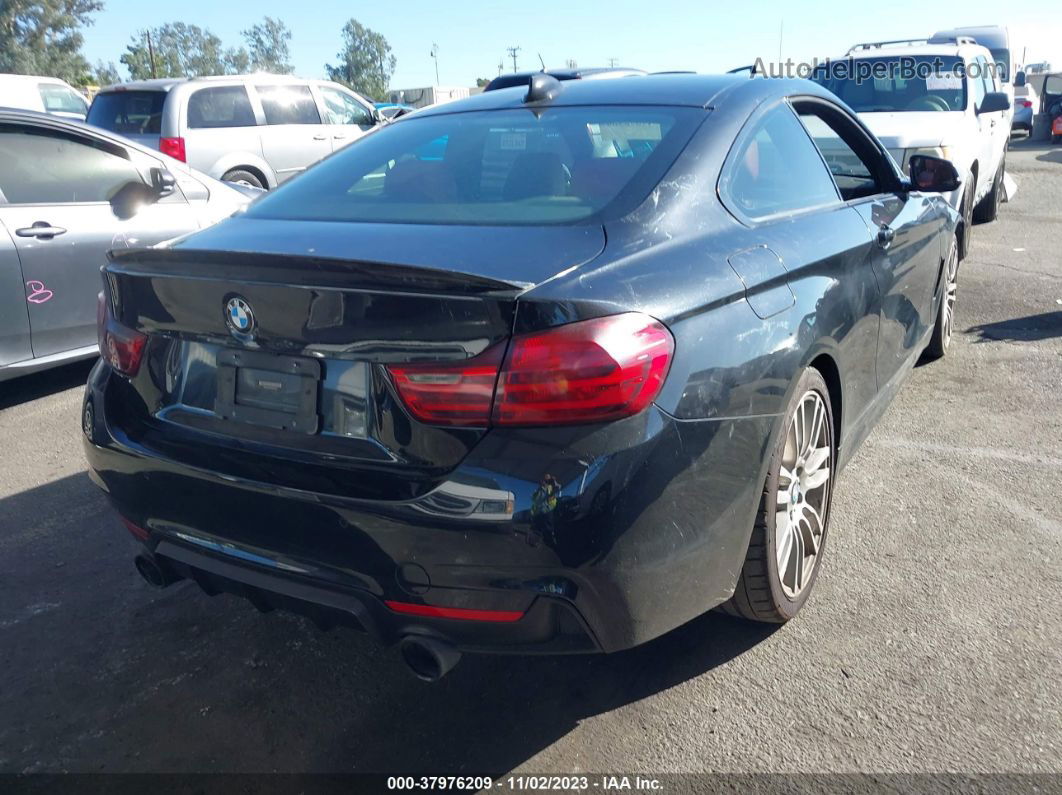 2015 Bmw 4 Series 428i Black vin: WBA3N7C53FK224792