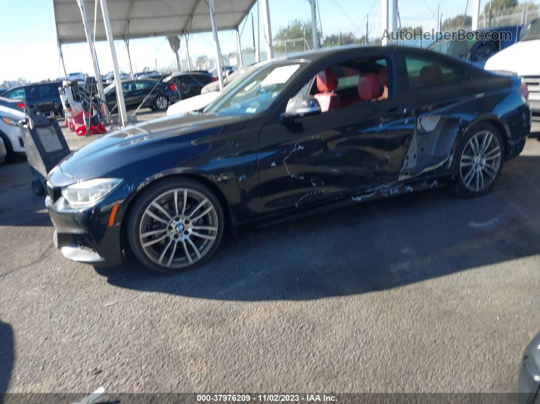 2015 Bmw 4 Series 428i Black vin: WBA3N7C53FK224792