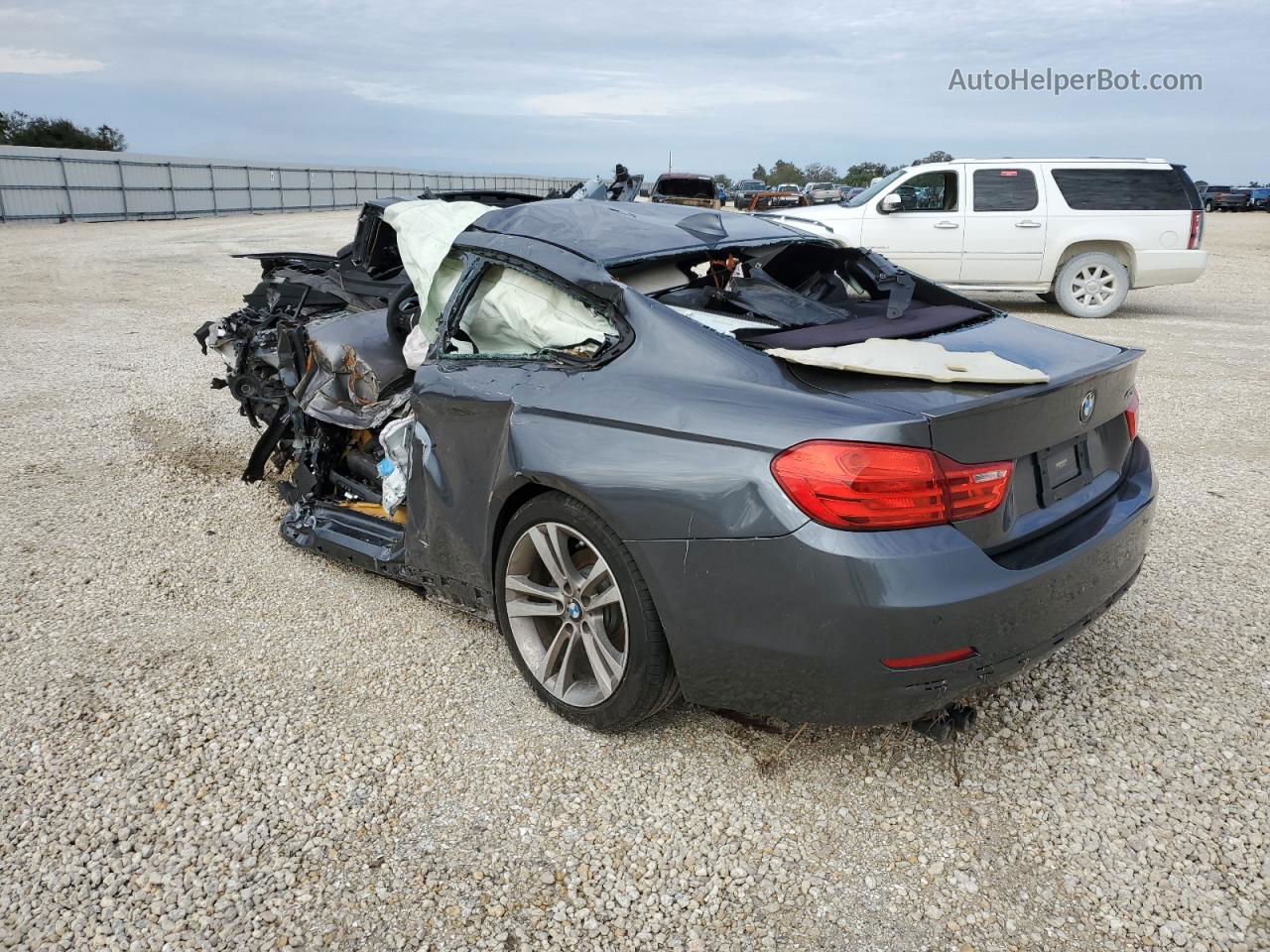 2016 Bmw 428 I Charcoal vin: WBA3N7C53GK226334