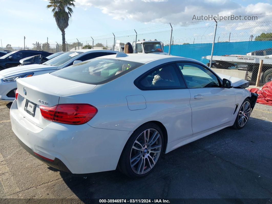 2016 Bmw 428i   White vin: WBA3N7C53GK226964