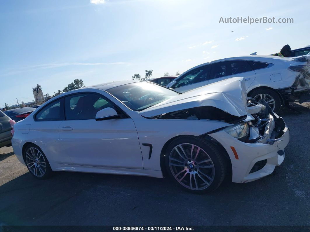 2016 Bmw 428i   White vin: WBA3N7C53GK226964