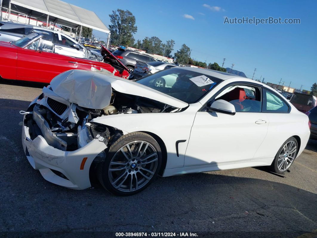 2016 Bmw 428i   White vin: WBA3N7C53GK226964