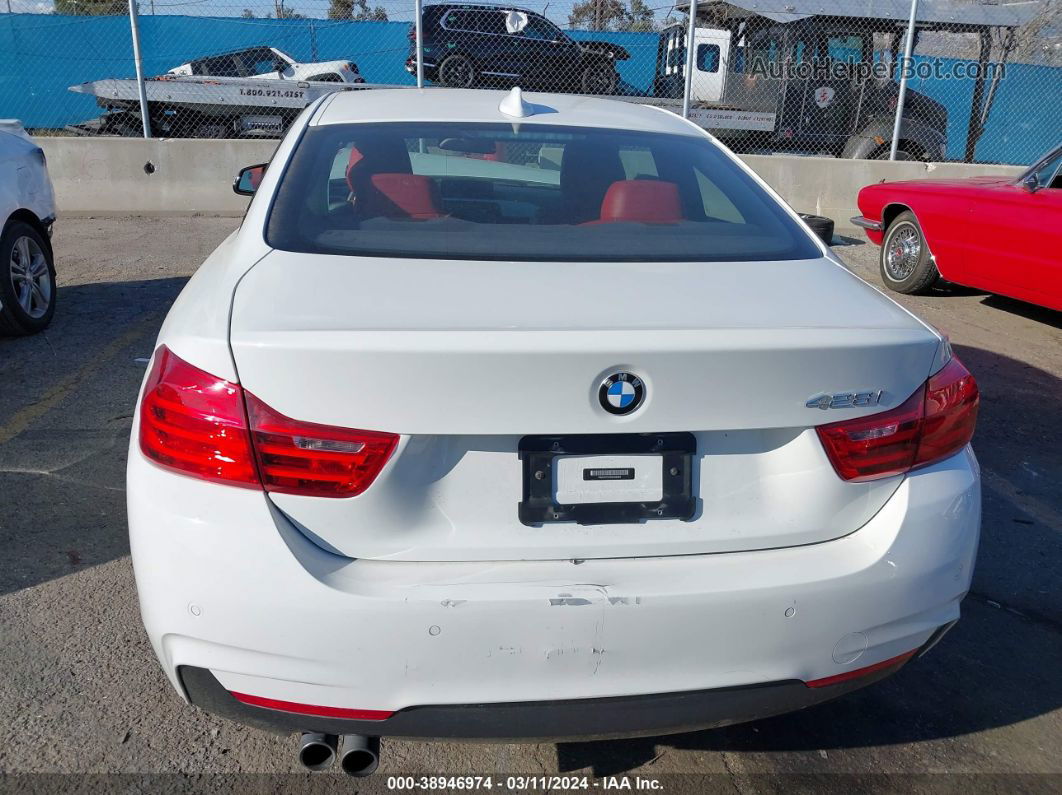 2016 Bmw 428i   White vin: WBA3N7C53GK226964