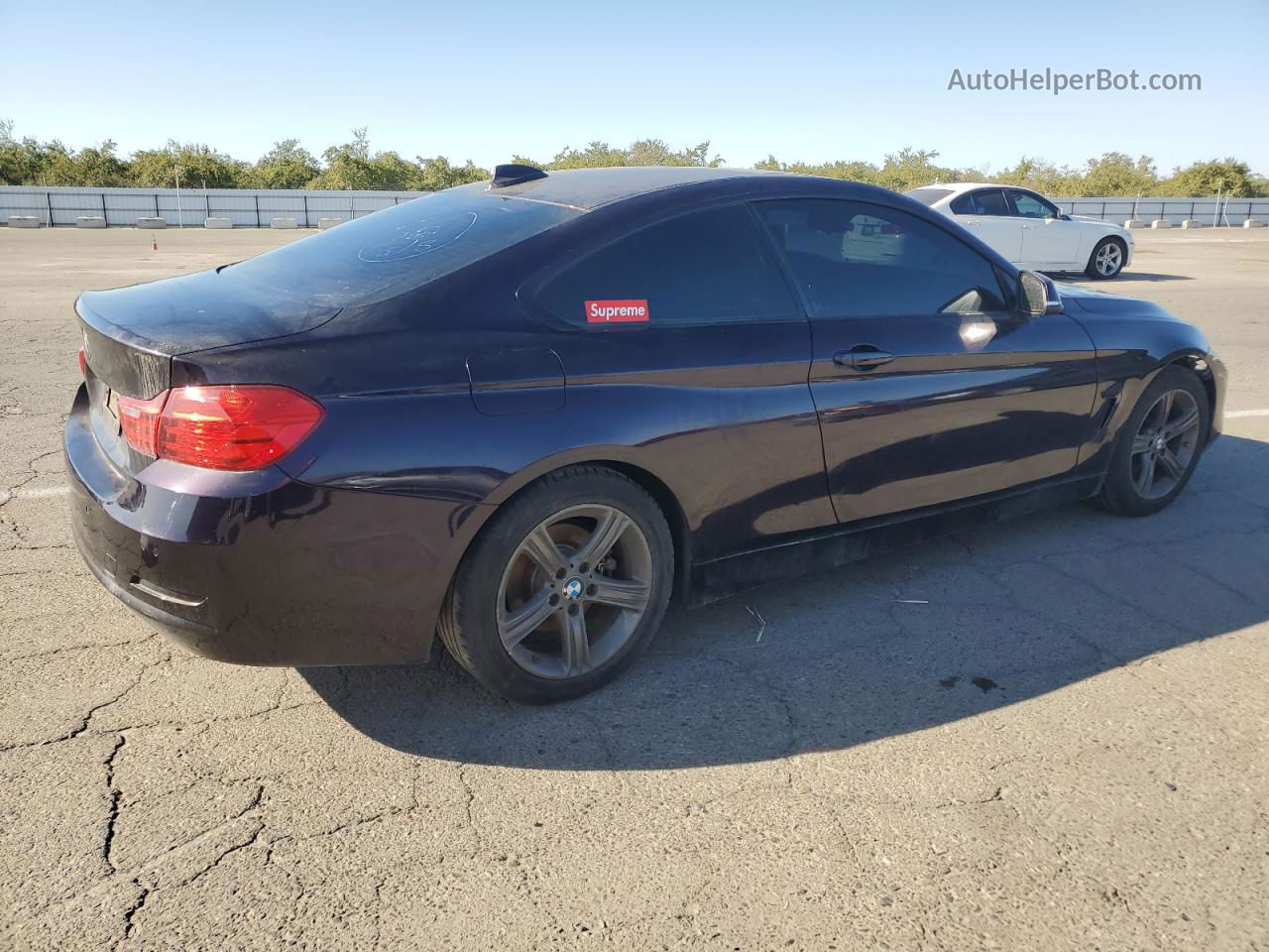 2015 Bmw 428 I Purple vin: WBA3N7C54FK223165