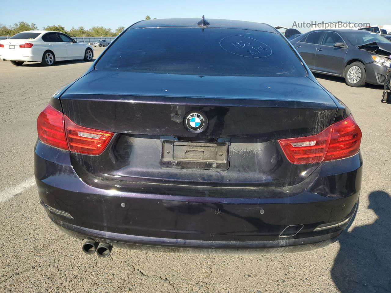 2015 Bmw 428 I Purple vin: WBA3N7C54FK223165