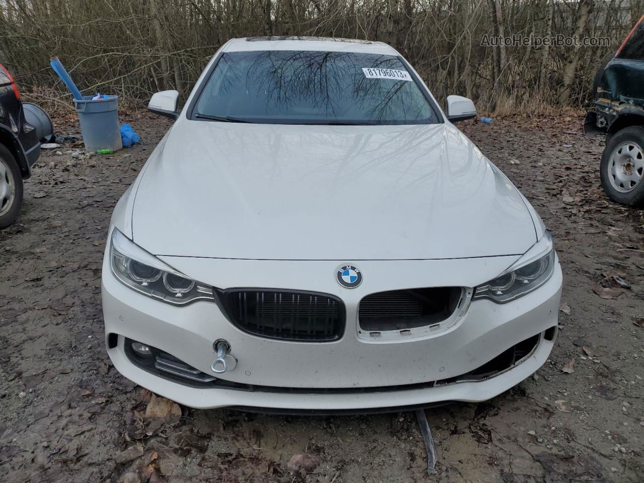 2015 Bmw 428 I White vin: WBA3N7C54FK225482