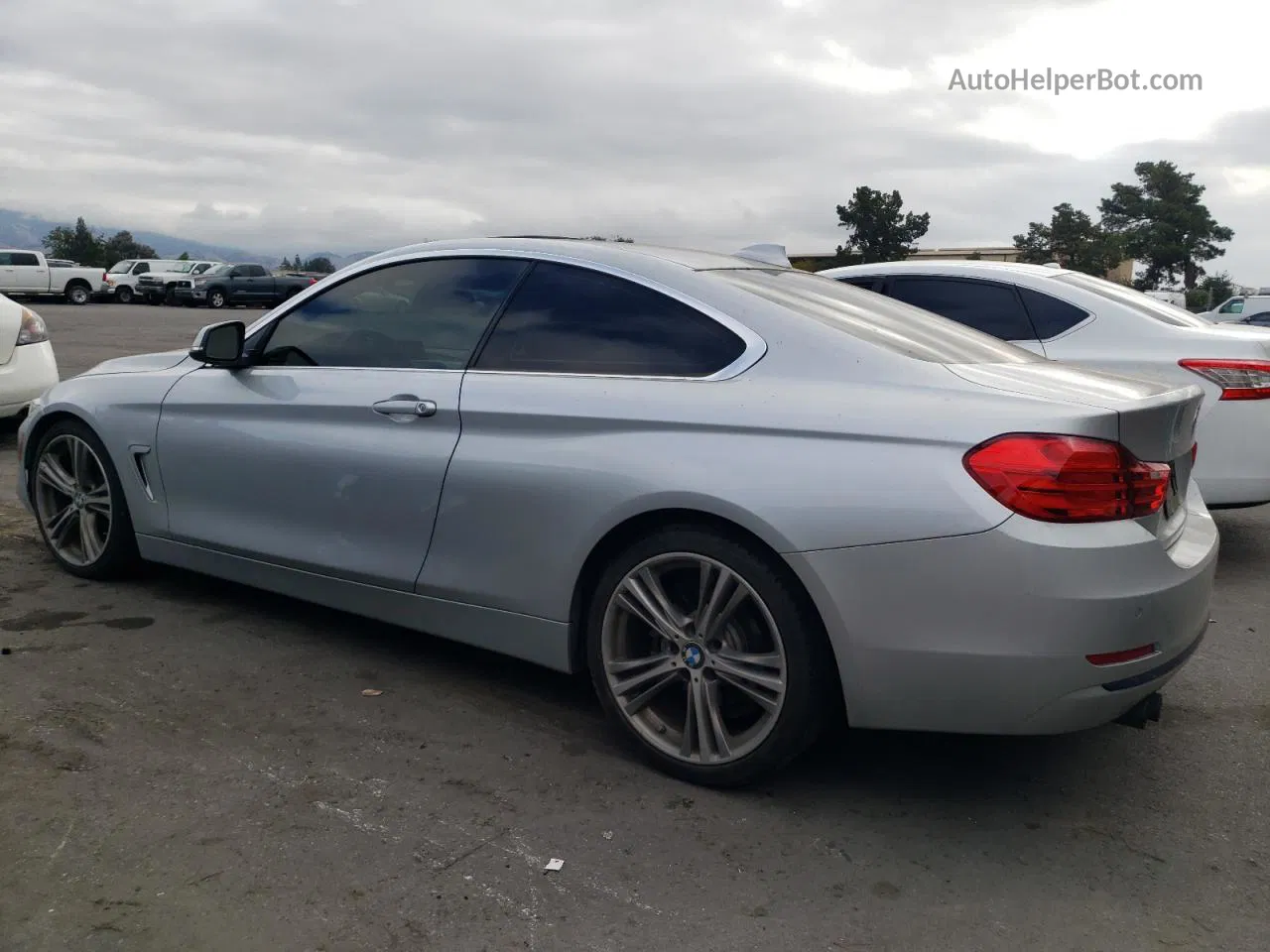 2016 Bmw 428 I Серебряный vin: WBA3N7C55GK227808