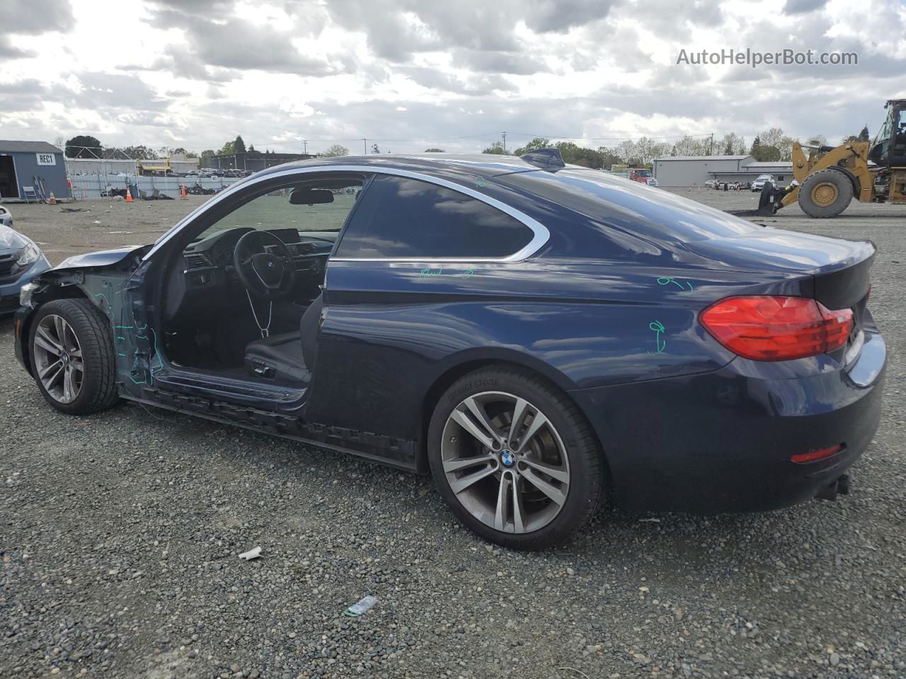 2016 Bmw 428 I Blue vin: WBA3N7C55GK228411