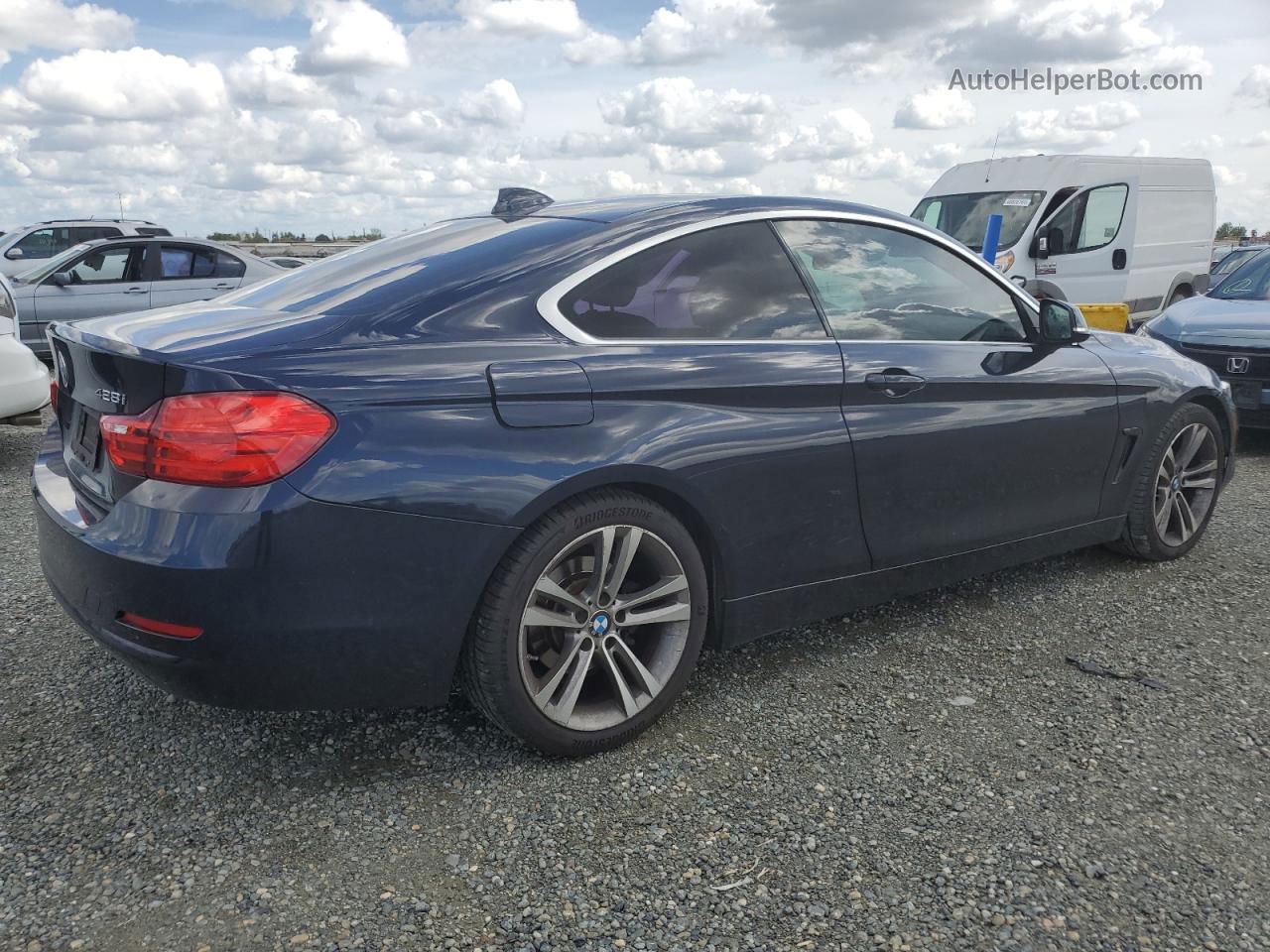 2016 Bmw 428 I Синий vin: WBA3N7C55GK228411