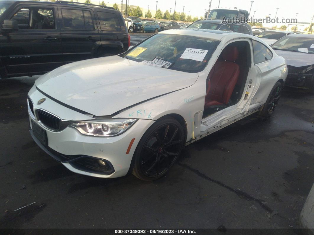 2016 Bmw 4 Series 428i White vin: WBA3N7C55GK228876