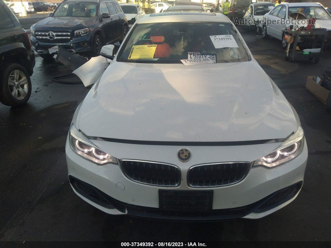 2016 Bmw 4 Series 428i White vin: WBA3N7C55GK228876