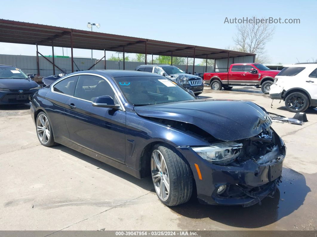 2016 Bmw 428i   Dark Blue vin: WBA3N7C56GK226750