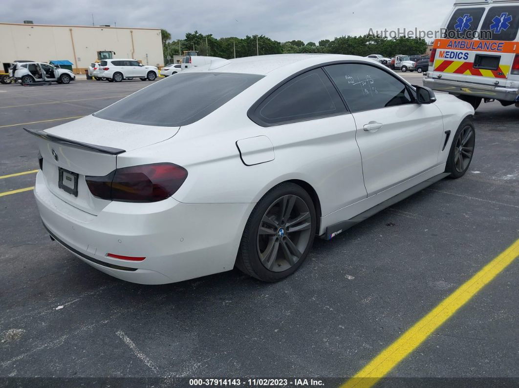 2016 Bmw 428i White vin: WBA3N7C56GK228045