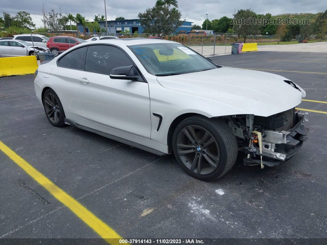 2016 Bmw 428i Белый vin: WBA3N7C56GK228045