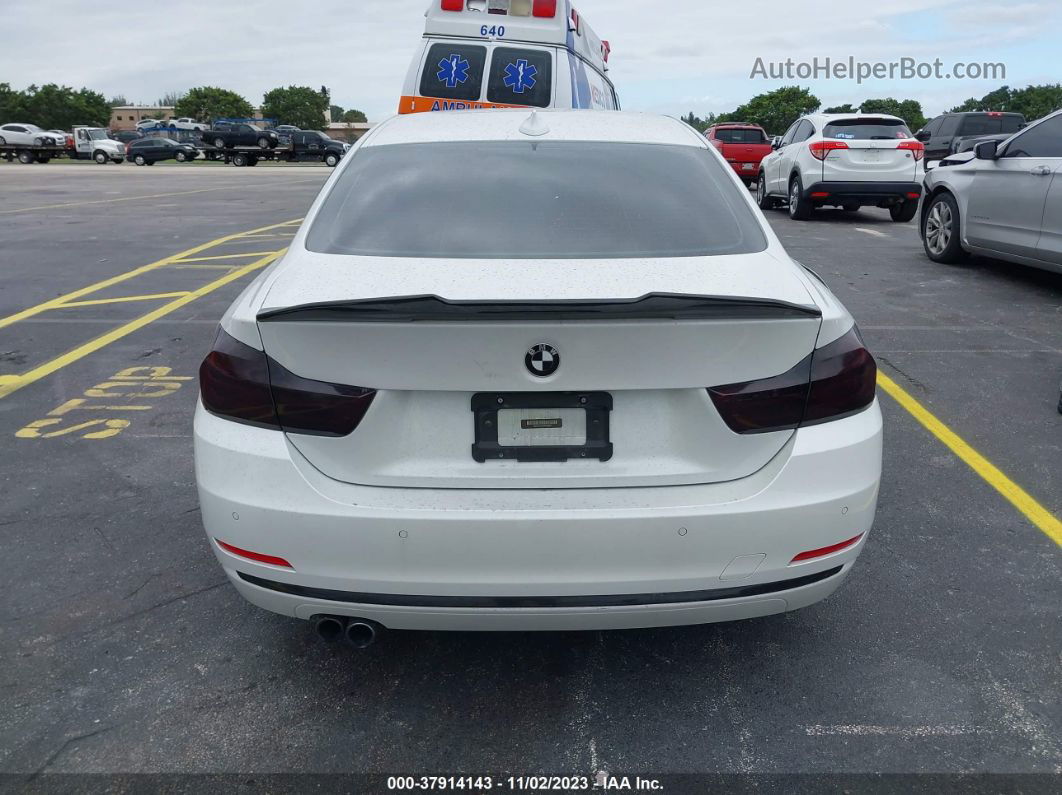 2016 Bmw 428i White vin: WBA3N7C56GK228045