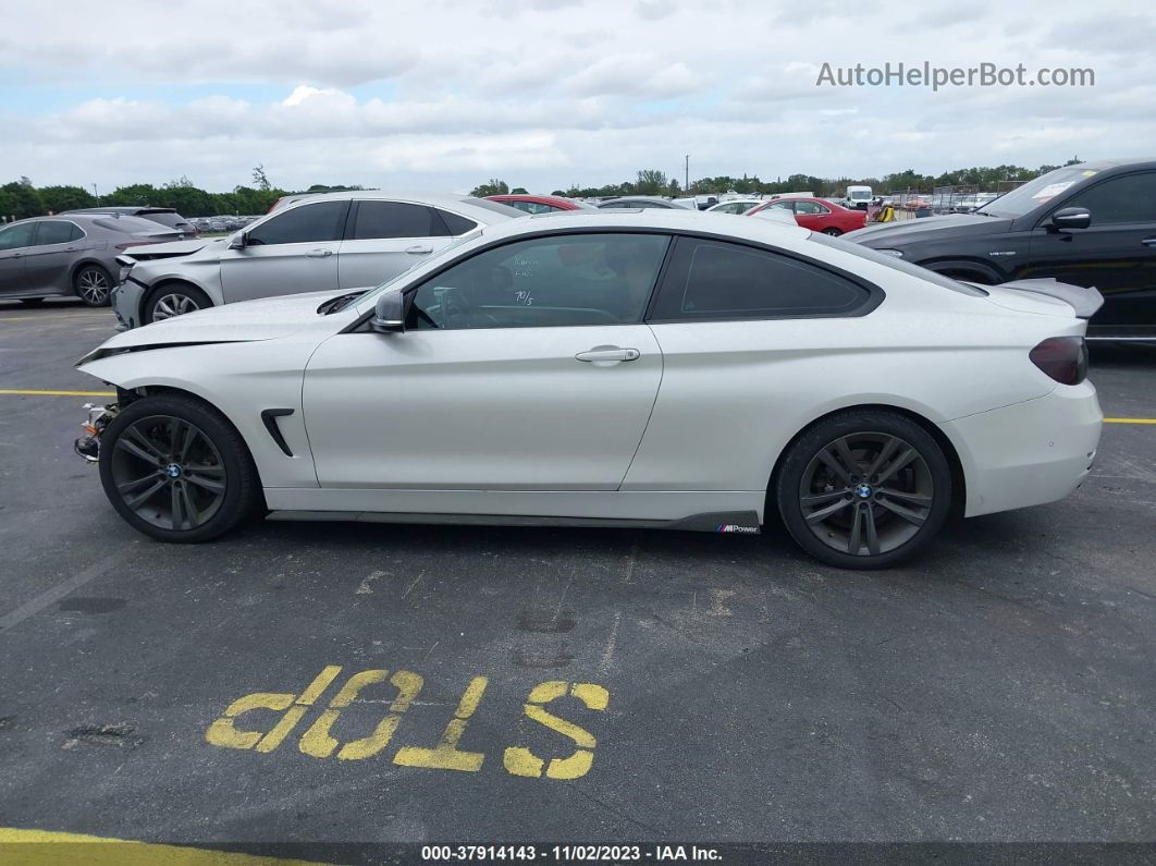 2016 Bmw 428i White vin: WBA3N7C56GK228045