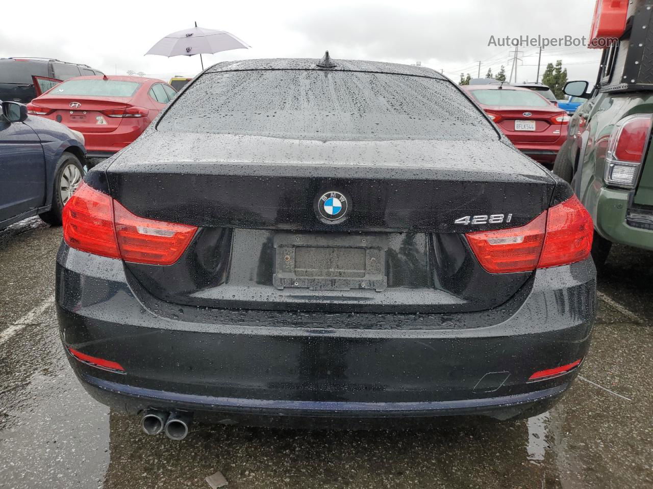 2015 Bmw 428 I Black vin: WBA3N7C57FK224679